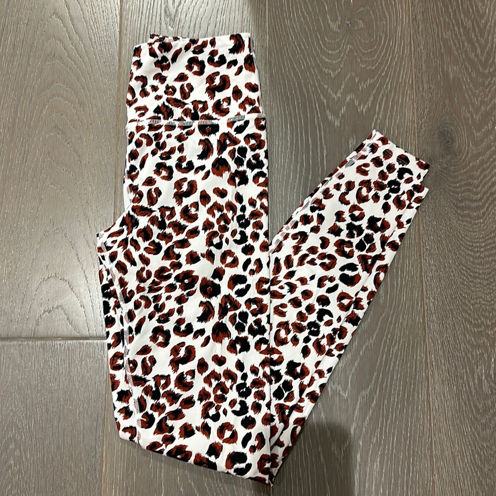 Varley Duncan Cheetah Animal Print Athletic Leggin